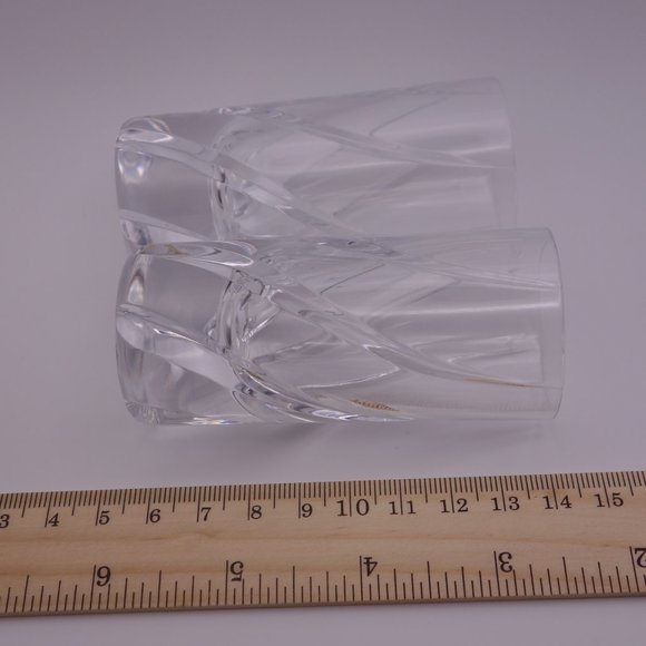 Two(2) Crystal Shot Glasses - Picture 3 of 8